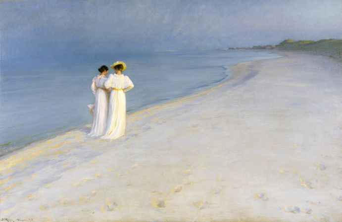YAZ  AKŞAMLARI TABLOSU / PEDER SEVERİN KROYER