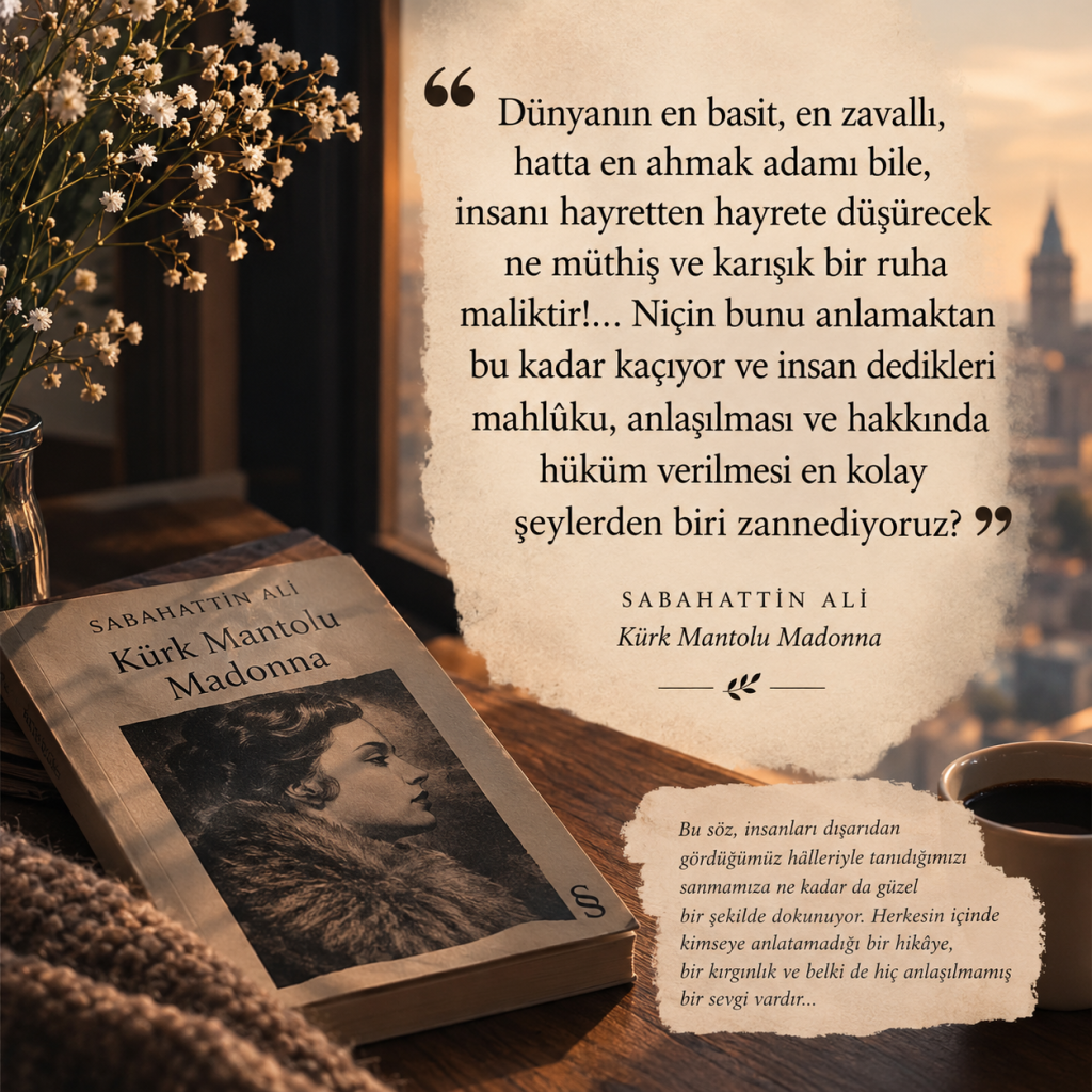 Kürk Mantolu Madonna – Sabahattin Ali | Kitap Tahlili
